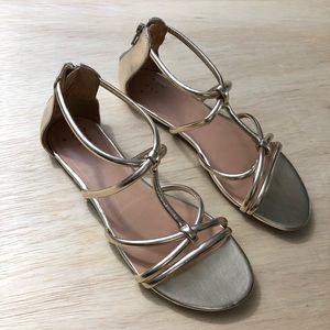 Gladiator Gold Sandals A New Day Women’s Shoes 7